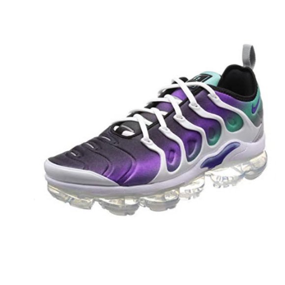 Nike Mens Air Vapormax Plus White/Purple Neoprene Size 10.5 - Picture 2 of 7